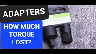 Adapter 12quot34quot how much torque lost [upl. by Hgielyk574]