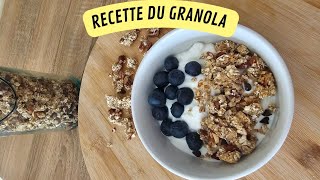 Recette du granola maison [upl. by Glennon784]