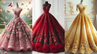 Most beautiful ball gowns designs  2024 Latest gowns  party gowns ballgown viralvideo dress [upl. by Lauter705]