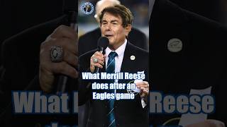 Merrill Reese does what we all do after Eagles games 😂 [upl. by Nalyr]