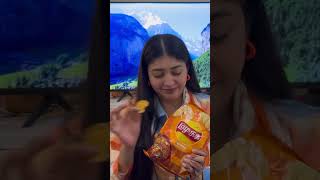 Tasting different flavors of Lays  Which is the most tasty😝  Adeeba Naaz [upl. by Ahseina675]