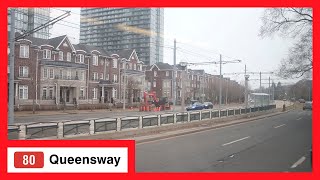 TTC 7941 on 80 Queensway Westbound Ride Video [upl. by Ez]