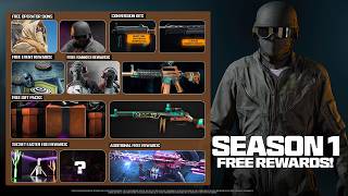 ALL 50 FREE BO6 SEASON 1 REWARDS FREE Operators Bundles Camos amp MORE  Black Ops 6 Season 1 [upl. by Nuyh]