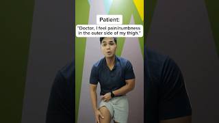 Meralgia Paresthetica shorts medical doctor fitness [upl. by Zellner]