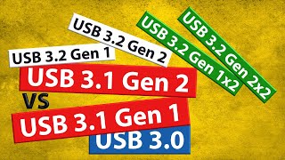 USB 31 Gen 1 vs Gen 2 vs USB 32 Gen 1 vs What Names Explained [upl. by Torbert]