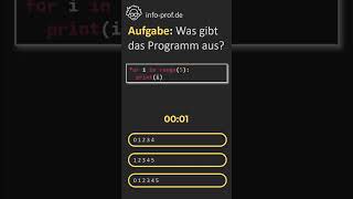 Testfrage zu forSchleife in Python [upl. by Adnic]