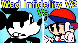 Friday Night Funkin VS Mickey Mouse  Wednesdays Infidelity Part 2 FULL Week  Cutscenes FNF Mod [upl. by Willett706]