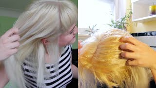 White Hair Tutorial Wella T18 Toner [upl. by Renie]