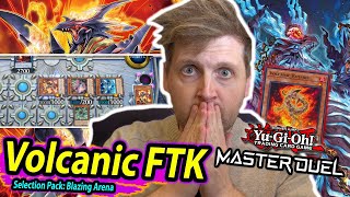 Volcanic FTK  YuGiOh Master Duel RANKED [upl. by Jaella362]