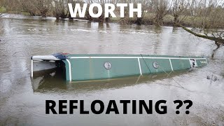 NARROWBOAT  Would you refloat this A very sad sight  Episode 42 [upl. by Rovit]