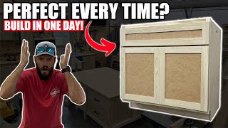 How to build cabinets in ONE day  Easy DIY cabinets for beginners [upl. by Ennaeel615]