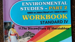 The Discomfiture Of Shaistakhan 4th std questions and answers of workbooklesson no 11 [upl. by Nesbitt]