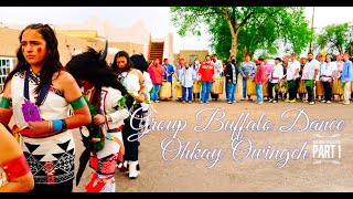 Group Buffalo Dance Part 1 2024 OhkayOwingeh SJP nativeamerican 505 [upl. by Elo]