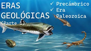 Las eras geológicas y su flora y fauna parte 1  Deinospalaios curiosidades prehistóricas [upl. by Ingmar]