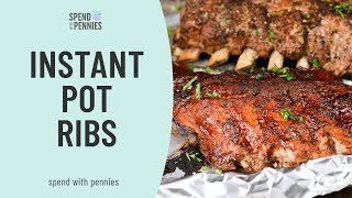 Instant Pot Ribs [upl. by Yrevi785]