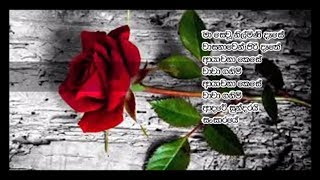 Rosa Mal Pethi Pini BinduChandrasena Hettiarachchi [upl. by Jock]