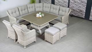 ▶ OUTLIV Milwaukee Dining LoungeSet  GartenundFreizeitde [upl. by Mahon]