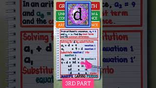 GRADE 10 MATH ARITHMETIC SEQUENCE 1ST QUARTER LESSON [upl. by Arik]