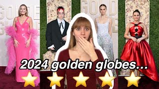 reacting to the fashion at the 2024 golden globes [upl. by Nanji]