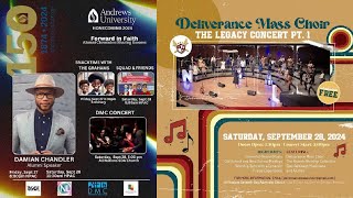 Deliverance Mass Choir Legacy Concert  September 28 2024 [upl. by Arrat]