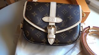 Unboxing Louis Vuitton Saumur BB Monogram Canvas [upl. by Davita]