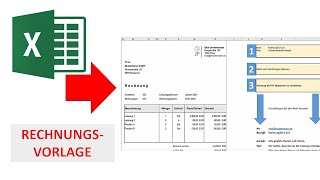 Automatisierte Excel Rechnungsvorlage für Freelancer und Selbstständige I Excelpedia [upl. by Mord]