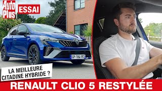 NOUVELLE RENAULT CLIO 5 restylée 2023  la MEILLEURE CITADINE HYBRIDE française [upl. by Anitnerolf]