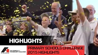 F1 in Schools  Jaguar Primary School Challenge  UK National Final 2015  Highlights [upl. by Colt]