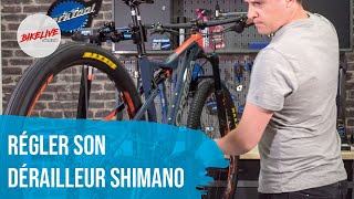 Tuto VTT  Régler son dérailleur arrière Shimano 11 ou 12 vitesses [upl. by Kaylil]