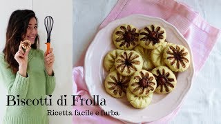 BISCOTTI DI PASTA FROLLA Ricetta facile e furba  Cookies easy recipe Ricette di Gabri [upl. by Astraea]