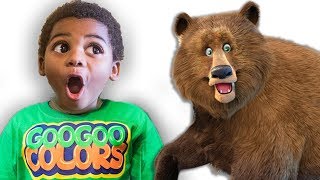 BROWN BEAR WHAT DO YOU SEE Educational Pretend Play Story with Lightning McQueen amp Goo Goo Colors [upl. by Notned]