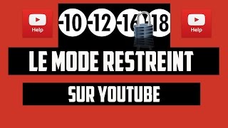 Comment activerdésactiver le mode restreint sur Youtube [upl. by Codie]