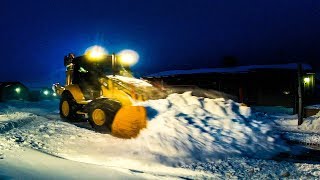 ARCTIC STORM DUMPED SNOW DEEP SNOW PLOWING [upl. by Shere]