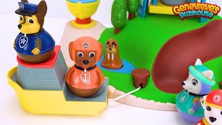 Lets Learn with Paw Patrol Weebles and Lighthouse Playset [upl. by Lapointe]