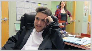 Jacob Whitesides Surprises Jacob is Principal for a Day [upl. by Egroeg]