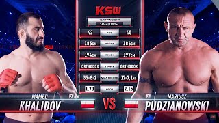 KSW Free Fight Mamed Khalidov vs Mariusz Pudzianowski [upl. by Calan]