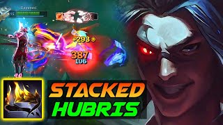 STACKED HUBRIS KAYN IS ONESHOT MACHINE [upl. by Madriene]