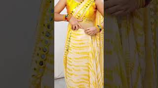 Border saree pahne naye tarike seyoutubeshorts sareedrapingguide fashion glambeautyy [upl. by Ahsietal]