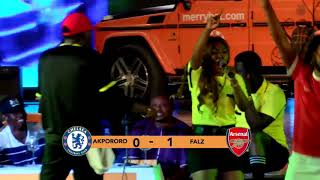 AKPORORO VS FALZ MERRYBET CELEBRITY FANS CHALLENGE SEASON 3 EPISODE 9 [upl. by Artenak]