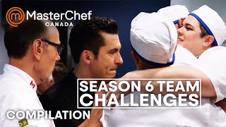 Thrilling MasterChef Canada Team Challenges from Season 6  MasterChef World [upl. by Droc]