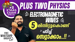 Plus Two  Xmas Exam  Physics  Electromagnetic Waves  5 മിനിറ്റുകൊണ്ട് പഠിക്കാം 🔥🔥 [upl. by Olly891]