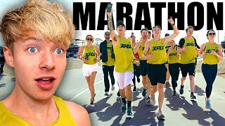 I Ran a Marathon with 26 Youtubers [upl. by Annairol]