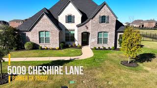 5009 Cheshire Lane Parker TX 75002 [upl. by Samy]