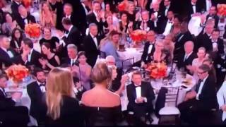 Ryan Reynolds amp Andrew Garfield Kiss Golden Globe 2017 [upl. by Hoxie]