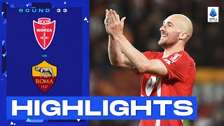 MonzaRoma 11  Caldirola strikes again for Monza Goals amp Highlights  Serie A 202223 [upl. by Kcarb]