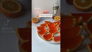 Summer Cocktail Jello Shots Aperol Spritz cocktails [upl. by Einiar511]