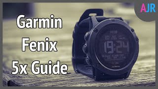 Garmin Fenix 5x ultimate tips and tricks user guide  improve battery life GPS accuracy and maps [upl. by Atoiyanap164]