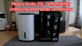 Meaco Arete One 20L Dehumidifier Unboxing and Hands on Review [upl. by Skippie]