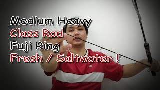 MEDIUM HEAVY CLASS SPINNING ROD BY ANYFISH  ANYFISH KLLR COCOK UTK NGANGKAT IKAN BABON FUJI RING [upl. by Sutton]