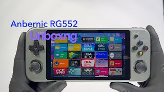 Anbernic RG552 Unboxing [upl. by Noseimaj]